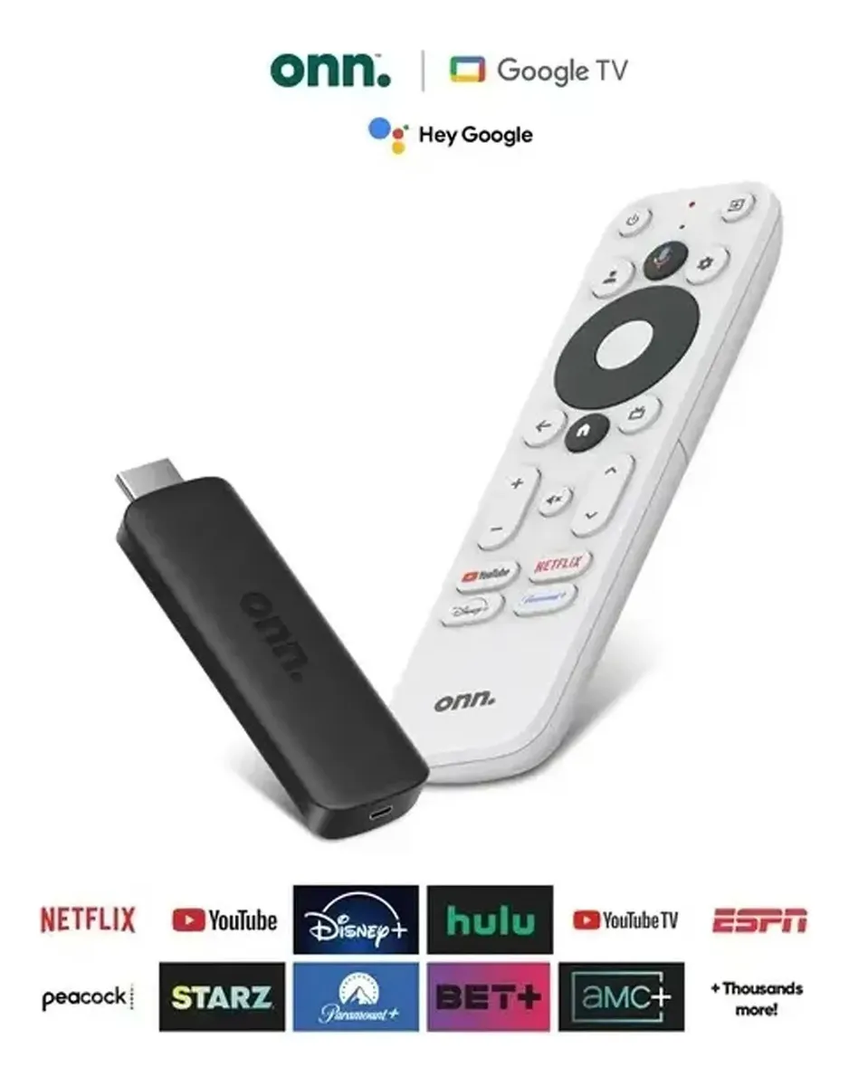 Contenido de la caja del Onn Streaming Stick
