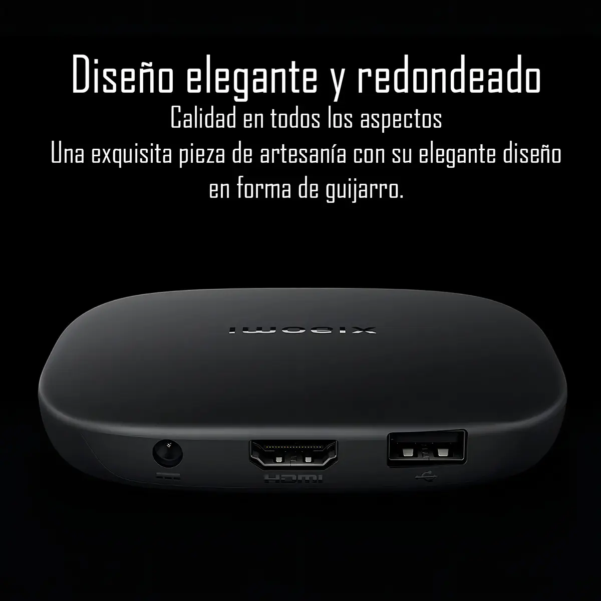 Vista frontal del Xiaomi TV Box S MDZ-32-AA