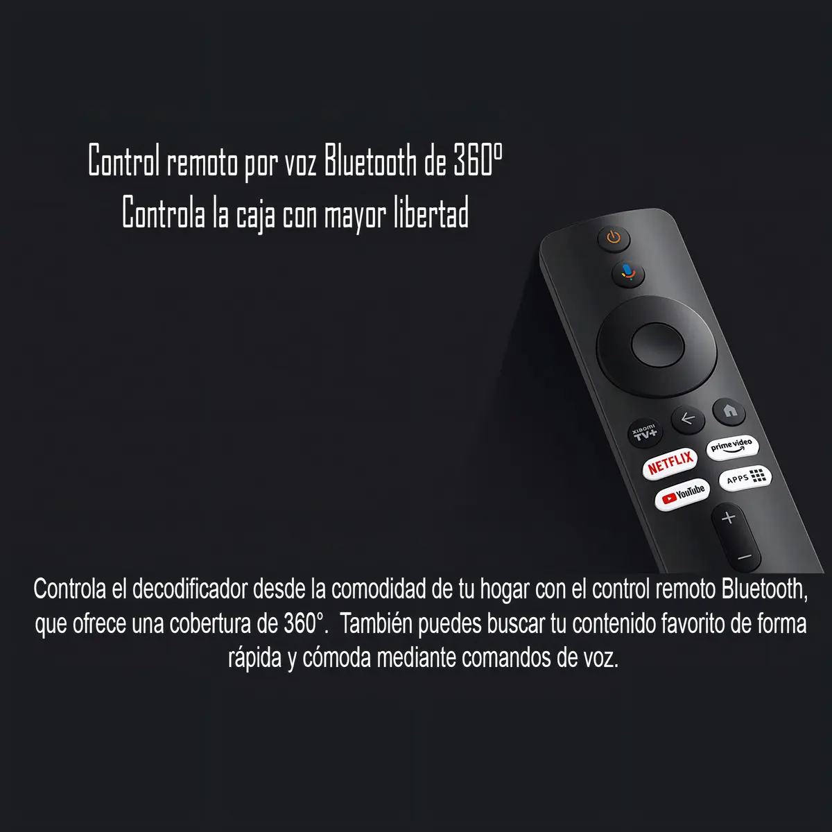 Control del Xiaomi TV Box S MDZ-32-AA