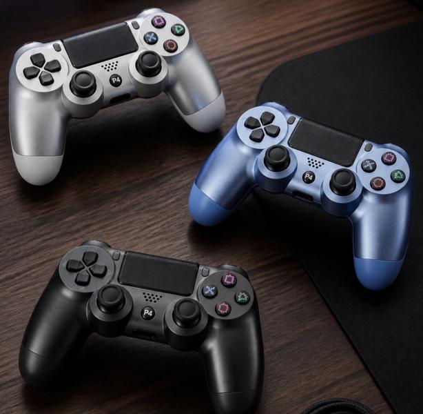 joystick ps4 , caja sony , transparente