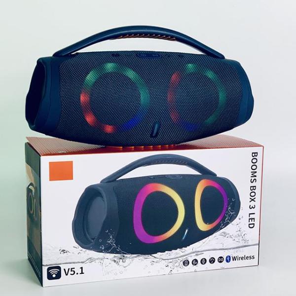 parlante replica jbl boombox 3 mini ,luz rgb