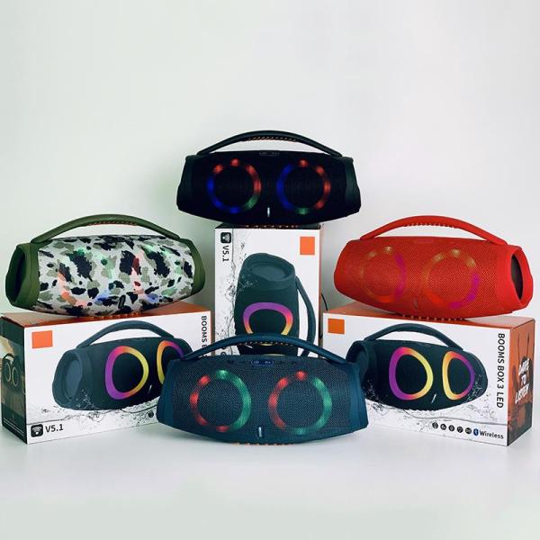 parlante replica jbl boombox 3 mini ,luz rgb
