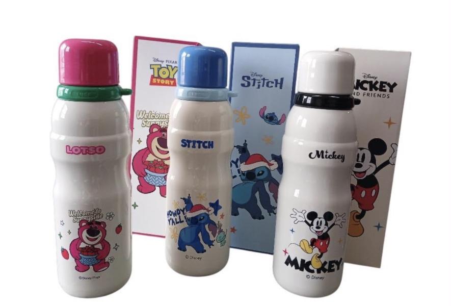 botella infantil ‘ micky ‘ lotso y stich’500 ml