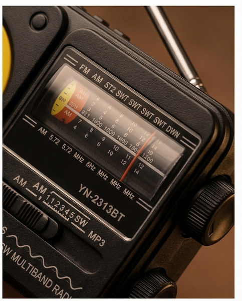 radio portatil am, fm y bt recargable 8 band