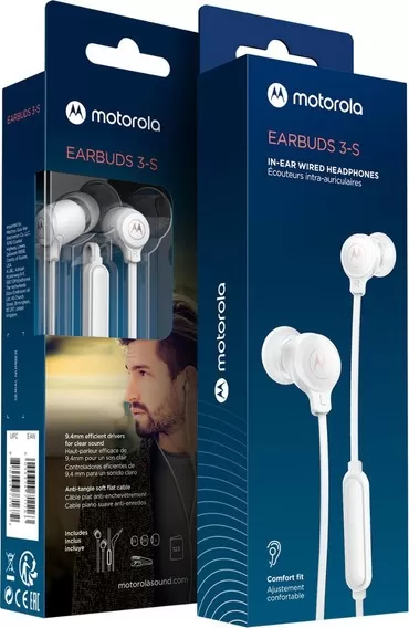 Auriculares motorola earbuds 3 s