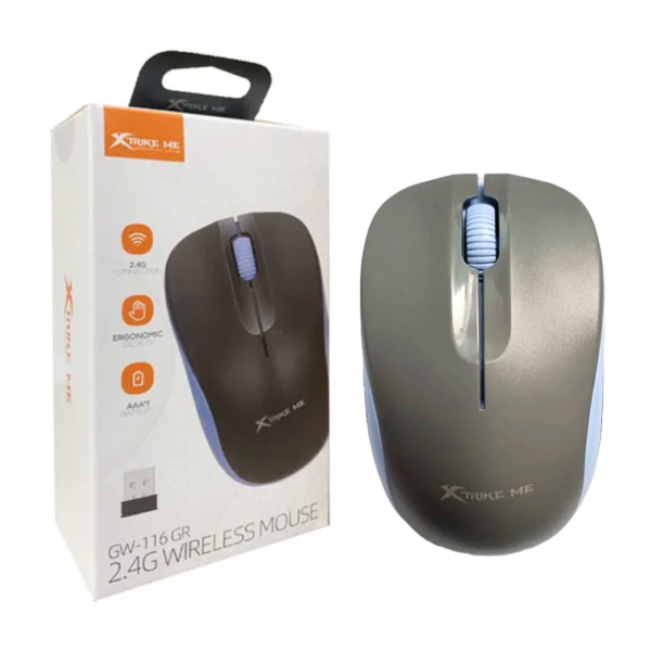 mouse xtrike me inalambrico