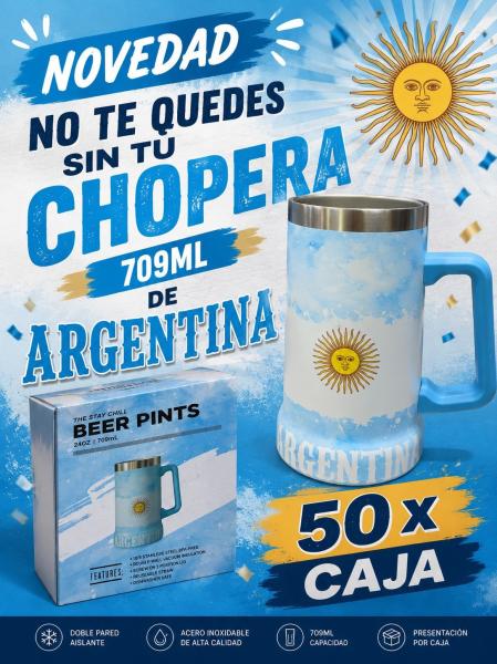 chopera 709 ml , diseño argentina
