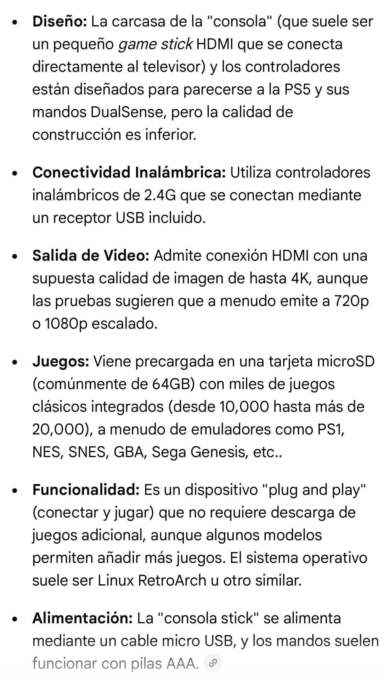 consola gs5 con 29 mil juego’ dos joystic inalambr